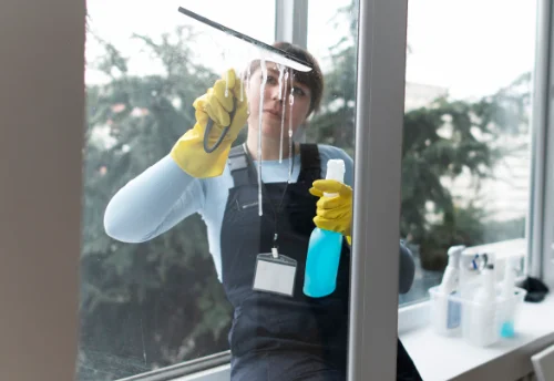 Nettoyage de vitres intérieures et extérieures au Theil-de-Bretagne